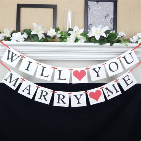 Will You Marry Me Banner – Romance Helpers