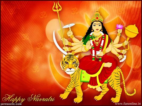 Happy Navratri Maa Durga Graphic – JattDiSite.com