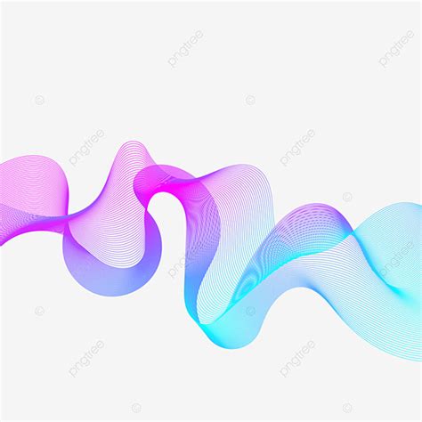 Wave Lines Clipart Hd PNG, Abstract Wave Line, Vector, Design, Line PNG Image For Free Download