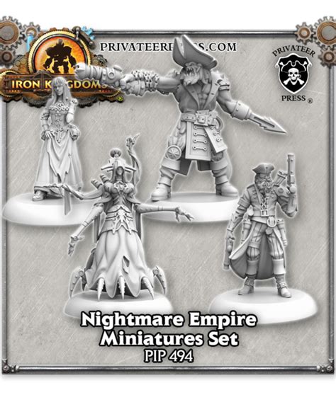 Iron Kingdoms - Roleplaying Game - Requiem - Nightmare Empire Miniatures Set - Discount Games Inc