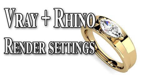 Vray 4 Rhino render settings - YouTube