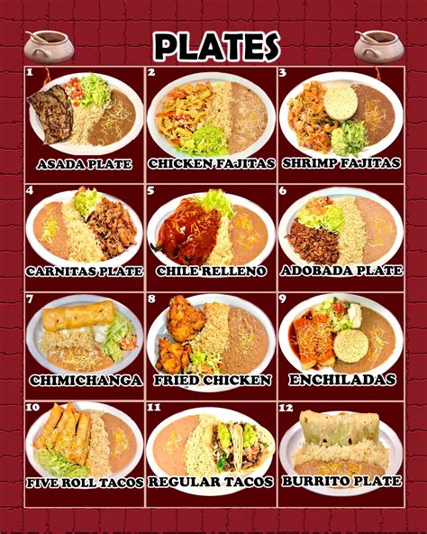 SANCHEZ MENU ~ Sanchez Mexican Food