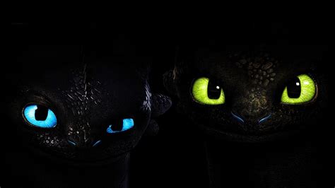 Toothless and Light Fury Dark Wallpaper 43143 - Baltana