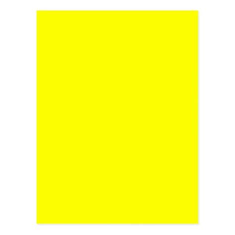 Yellow Background Blank Template Postcard | Zazzle