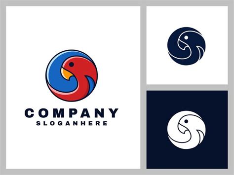 Premium Vector | Abstract bird logo design