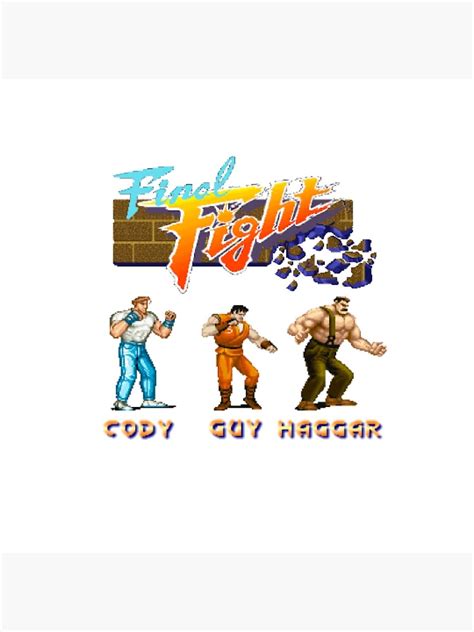 "Final fight characters" Poster for Sale by Callahanstyle | Redbubble