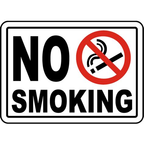 No Smoking - Laminated Signage Waterproof - A4 Size | Lazada PH