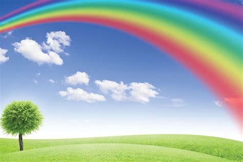 Rainbow Clouds – Print A Wallpaper