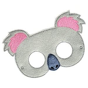 Kids Koala Bear Mask, Felt Mask, Kids Face Mask, Animal Mask, Halloween Costume, Pretend Play ...