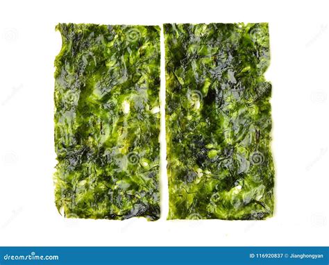 Japanese Food Nori Dry Seaweed Sheets with Salt and Chopsticks Stock Image - Image of chopsticks ...