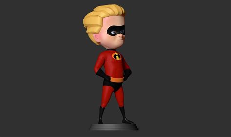 Dash Parr - Incredibles Fanart 3D model 3D printable | CGTrader