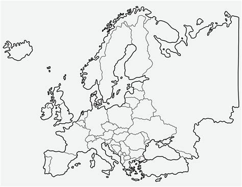 doodle freehand drawing of europe map. 5353681 Vector Art at Vecteezy