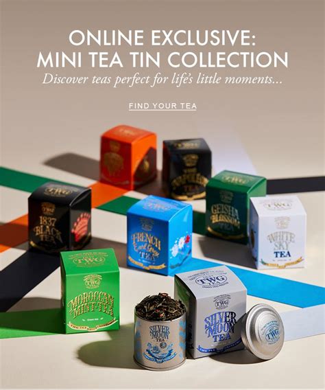 TWG Tea Mini Tea Tin Collection