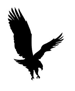 MTCSCAL e-files: a full eagle in flight silhouette