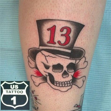 17 Best images about First tattoo: Lucky 13 tattoo designs/ideas on Pinterest | 13 tattoos ...