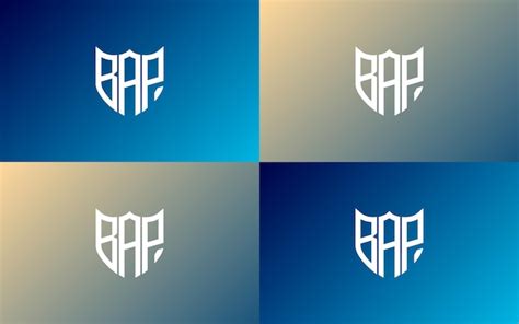 Premium Vector | Bap letter logo design bap creative initials letter logo concept bap letter design