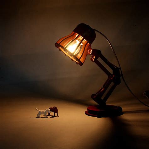 Creative Wooden Lamp PIXAR Lamp DIY Desk Table Lamp Original Design Adjustable Reading Light-in ...