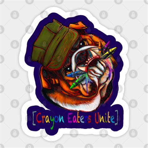 Semper Fi Marine Corps Crayon Eaters Unite, full color - Crayon Eaters - Sticker | TeePublic