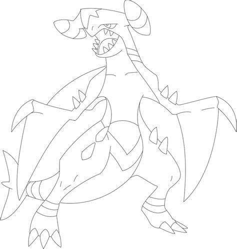 Garchomp Pokemon Coloring Page Mega Garchomp Pokemon Coloring Page | The Best Porn Website