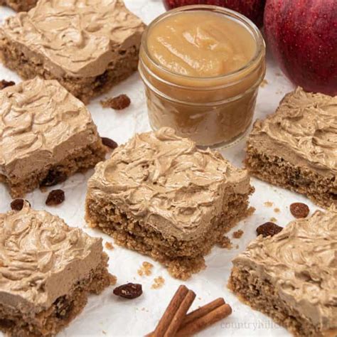 Vegan Applesauce Cake with Cinnamon Maple Frosting Gluten-Free Paleo