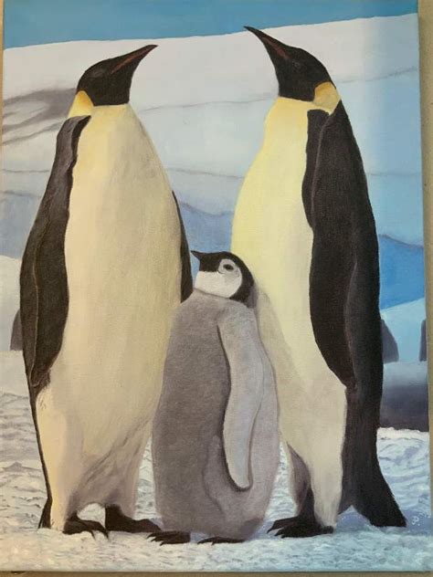 Emperor Penguin Family