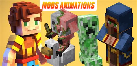 Mobs Animations for Minecraft Android App