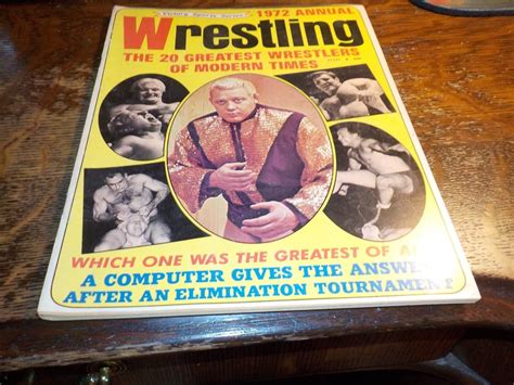 Wrestling 1972 Annual fred blassie, the bruiser, dory funk jr | #4614151143