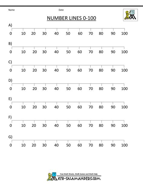 Basic Math Worksheets - Ordering Numbers to 100