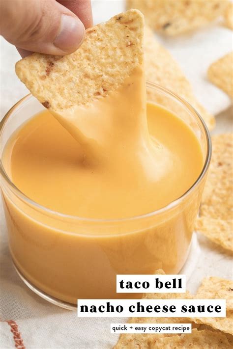 Taco Bell Nacho Cheese Sauce Recipe - 40 Aprons