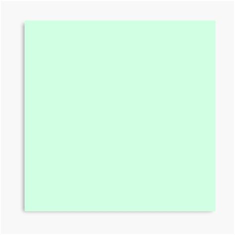 "Pale Green Summermint Pastel Green Mint" Canvas Print by podartist ...