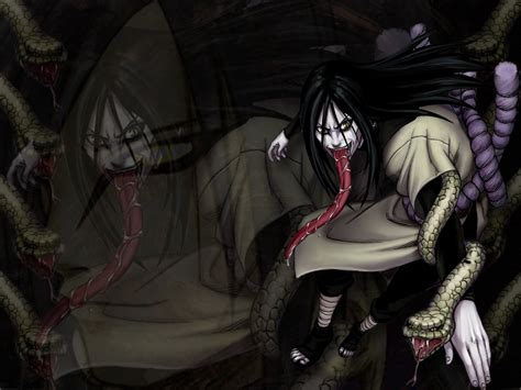 One of the Legendary Sannin : Orochimaru | naruto black wallpaper