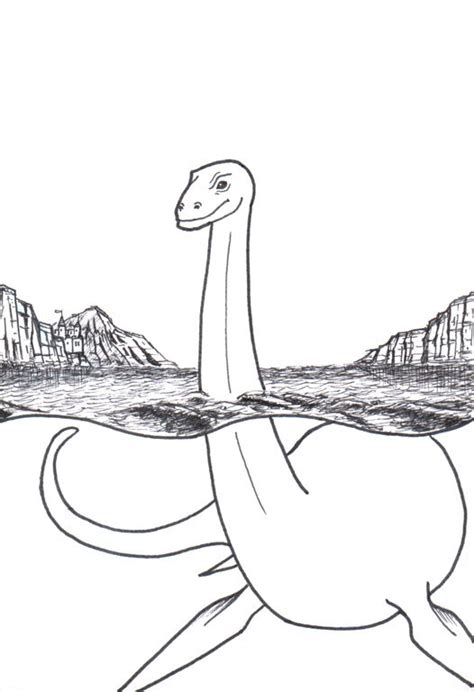 Drawings Of The Loch Ness Monster - Drawing Word Searches