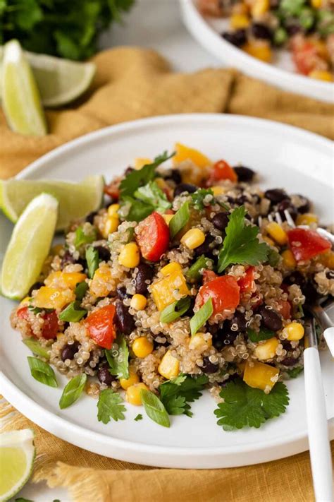 Black Bean Quinoa Salad - Bean Recipes