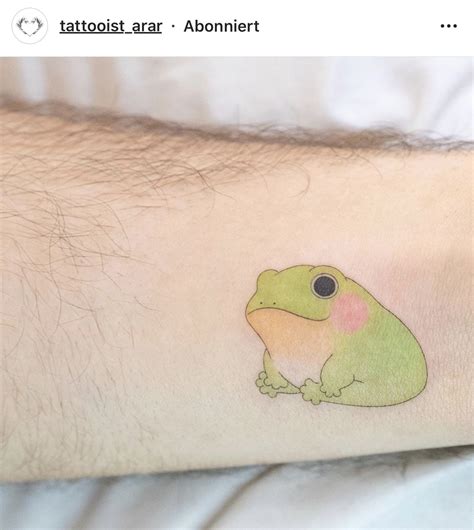 Cute Frog tattoo