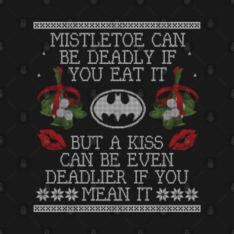 Batman Returns - Mistletoe Quote - Christmas - Batman - Tapestry | TeePublic