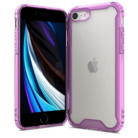 CoverON Apple iPhone SE 2020 / iPhone 8 / iPhone 7 Case Clear Slim Fit Hard Protective Phone ...