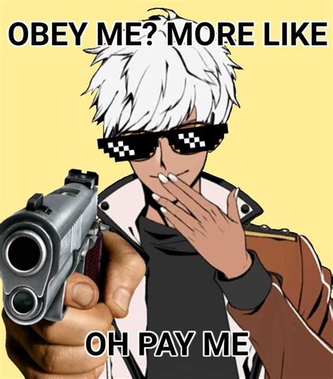 Obey Me Anime Memes