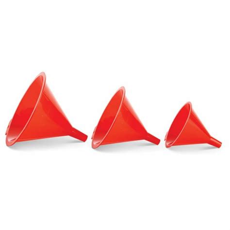 HIC Kitchen's Plastic Funnel Set, 3-Piece set