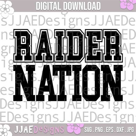 Raiders Svg Raider Nation Svg School Spirit Shirts Svg - Etsy