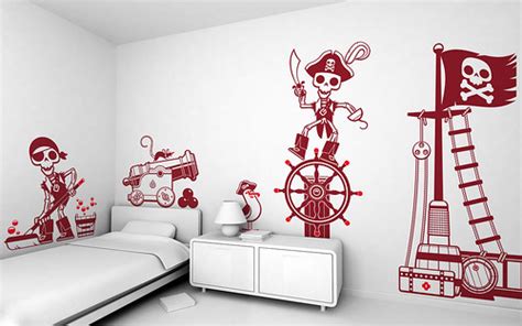 Pirate theme E-Glue wall decals for children room | E-GLUE k… | Flickr