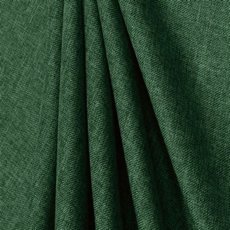 Hunter Green Polyester Linen Fabric | OnlineFabricStore