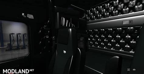 Kenworth W900 Black Interior - ATS