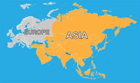 Big Map Of Europe And Asia