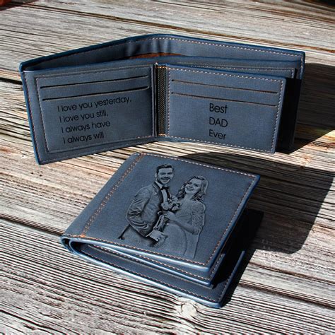 Custom Engraved Wallet, Personalized Photo RFID Wallets for Men – Amlion.Store