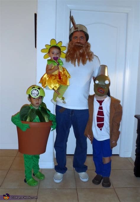 Plants vs. Zombies Family Costume