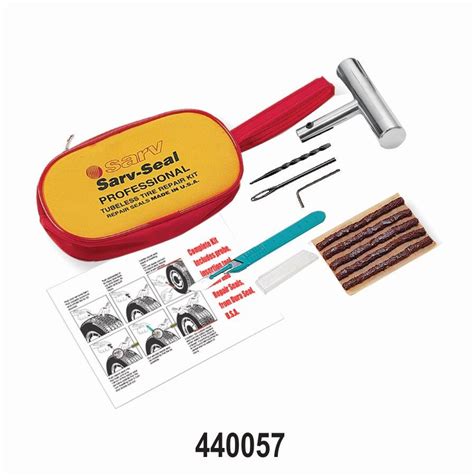 Sarv Chrome Seal Tubeless Tyre Puncture Repair Kit - Sarv