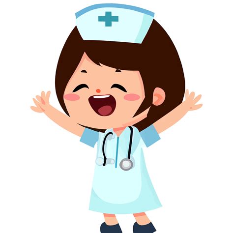 Happy nurse Clipart transparent background 24044244 PNG