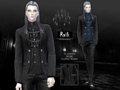 RAIK gothic male blazer. Style your vampire with the variations Found ...