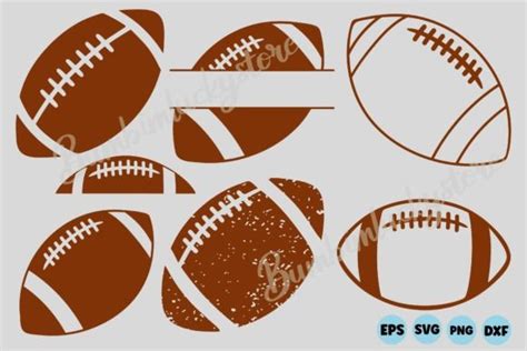 Football Svg, Football Silhouette Graphic by Bumbimluckystore ...