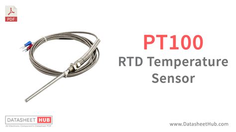 PT100 RTD Temperature Sensor - Datasheet Hub